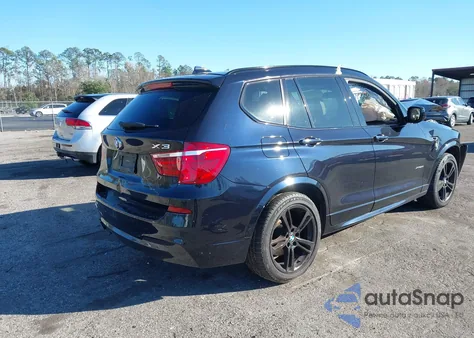 2014 BMW X3 xDrive35I from USA, damaged, VIN 5UXWX7C55E0E77442